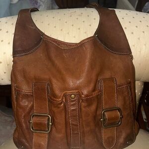 Banana republic large leather hobo bag unisex